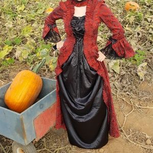 Small Victorian Steampunk Georgian Brocade Gown